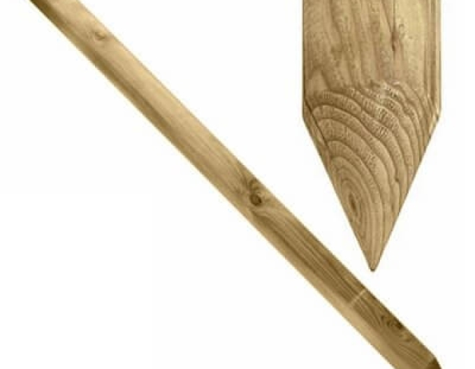 țăruș de sprijin cu țepușă cu diametrul de 6 cm - înălțime 250 cm