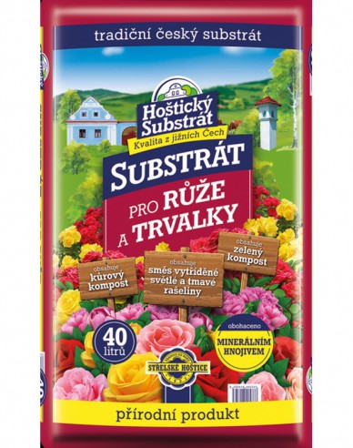 Hoštický Substrat pentru trandafiri și plante perene 40l