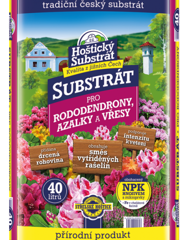 Hoštický Substrat pentru rododendroni, azalee și heather 40l