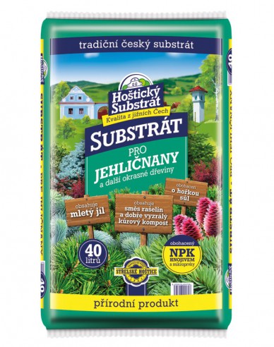 Hoštický Substrat pentru conifere și arbori ornamentali 40l
