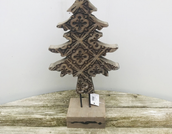 Copac decorativ din lemn 31cm