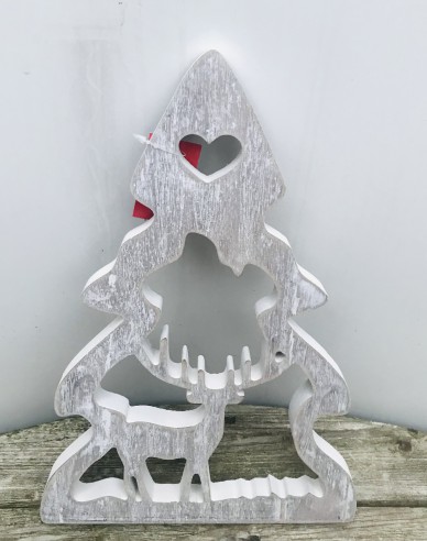 Copac din lemn sculptat 30cm
