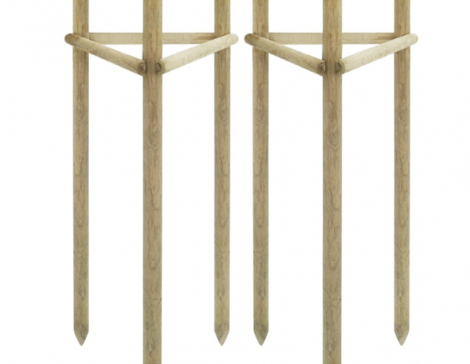 țăruș de sprijin cu țepușă cu diametrul de 6 cm - înălțime 250 cm