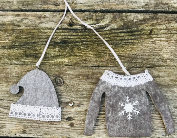 ornamente din lemn pulover + capac