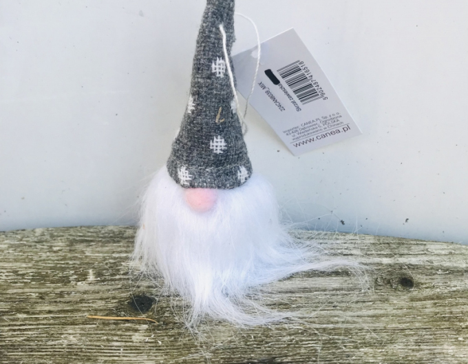 Mini gnom figurină pentru agățat 9cm