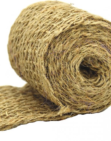 Panglică de iută natur 6cmx1m yardage