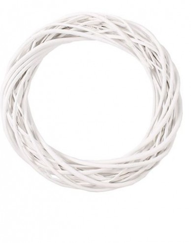 Coroniță de răchită albă 25cm