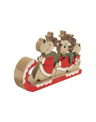 Calendar de advent din lemn