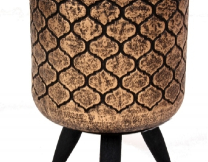 Ghiveci ornamental din ceramică cu picioare