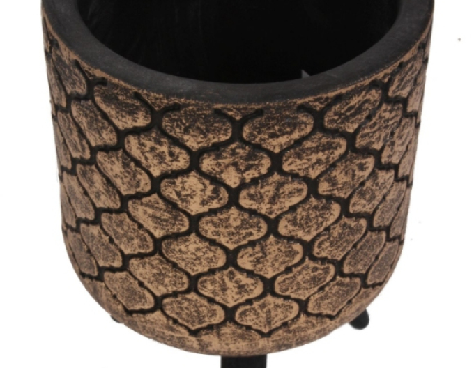 Ghiveci ornamental din ceramică cu picioare