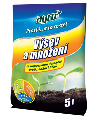 Agro-substrat pentru însămânțare și înmulțire cu efect supresiv 5l