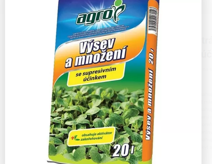 Agro-substrat pentru însămânțare și înmulțire cu efect supresiv 20l