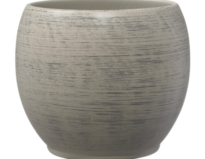 ghiveci ornamental din ceramică degradee gri´Alberta´