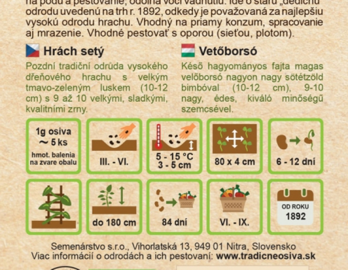 Mazăre de zahăr ´Alderman´