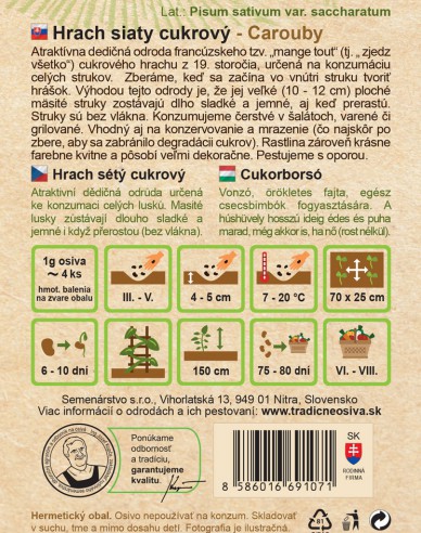 Mazăre de zahăr ´Carouby´