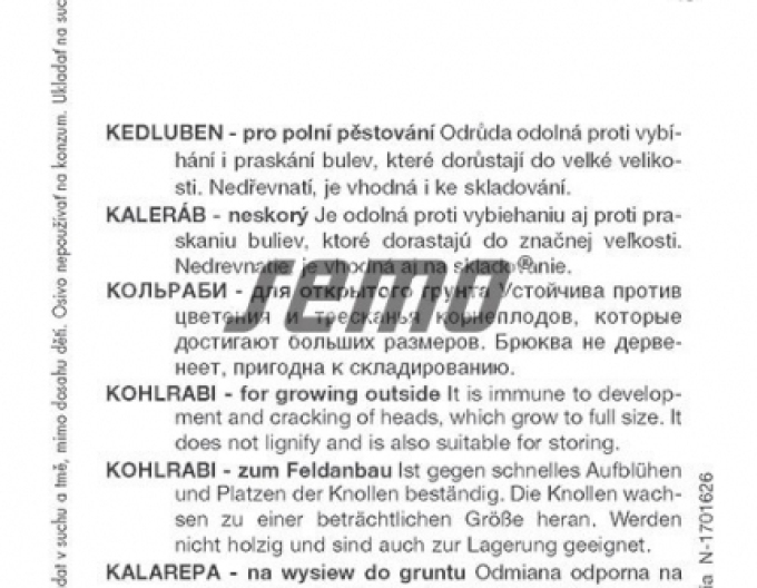Kaleráb seed ´Kossak F1´