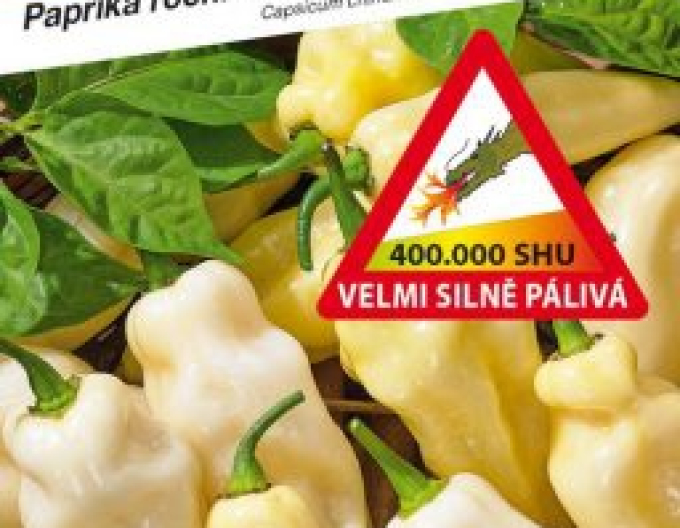 Semințe Paprika anual Habanero White