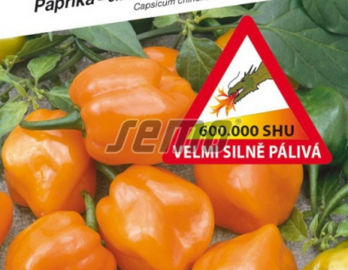 Semințe Paprika anual "Habanero Orange