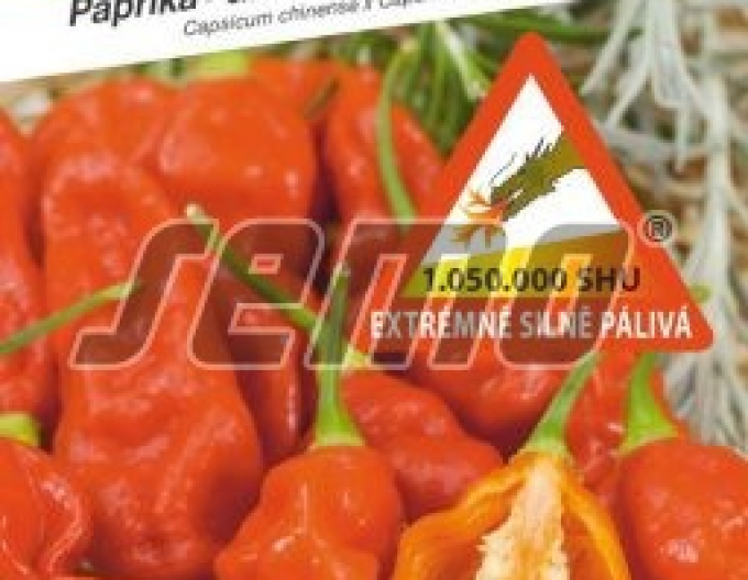 Semințe Paprika anuale ´Bhut Jolokia Red´