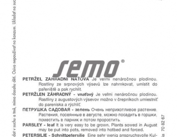 Semințe Pătrunjel spanac de grădină "Curly