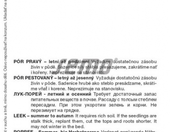 Praz cu semințe ´Moravín F1´