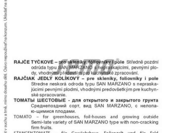 Semințe Tomate Gennaro F1