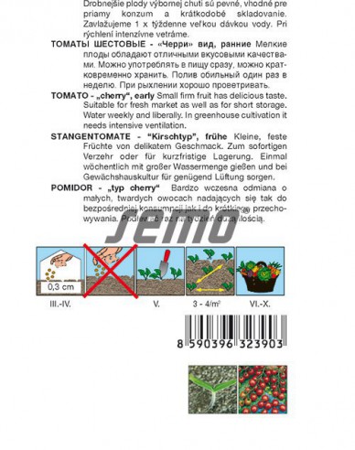 Semo Semințe de tomate cu tulpină  ´Strillo F1´