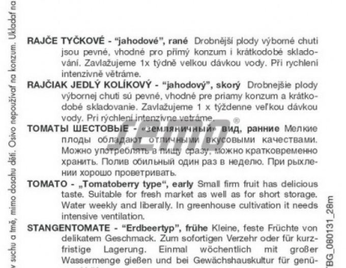 Semințe de tomate ´Gardenberry F1´