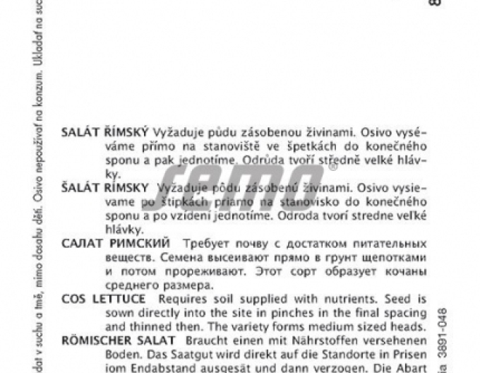 Semo salată Romaine ´Gelbus´