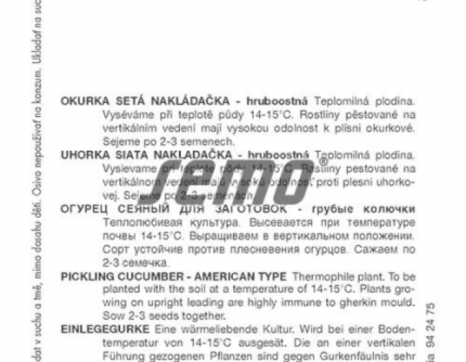 Castravete de semințe Nora F1´
