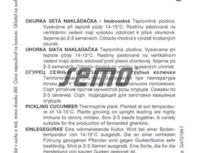 Castravete cu semințe Iwonna F1´
