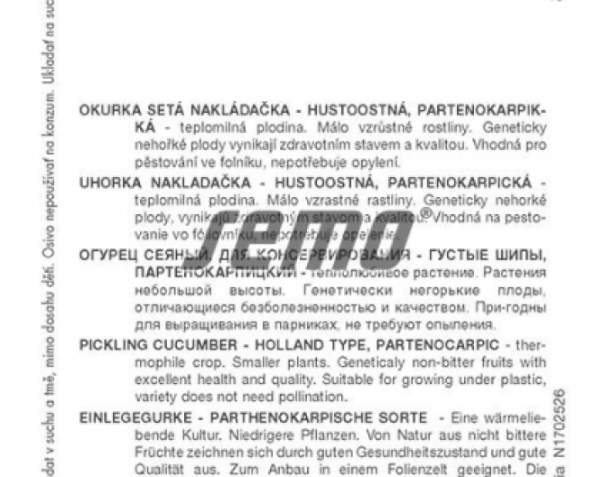 Semințe Semințe de castravete ´Sonada F1´