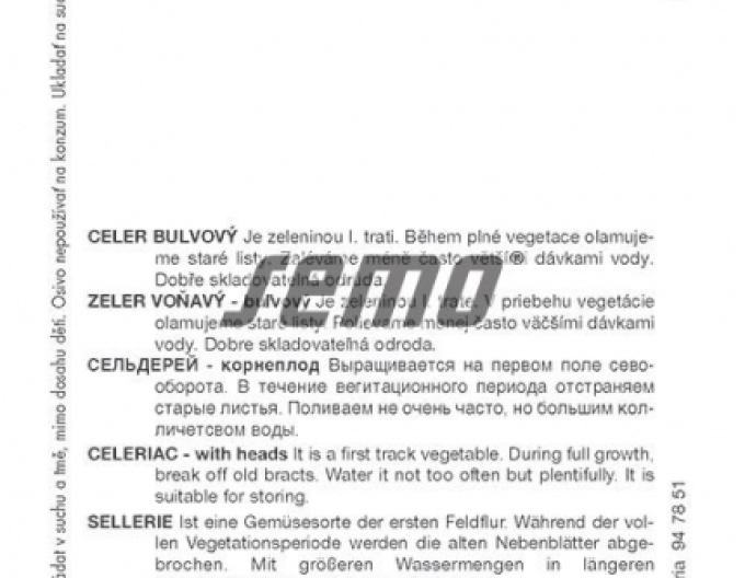 Ochi de semințe Zeler ´Kompakt´