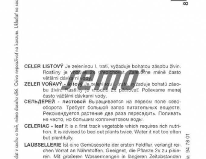Semințe de țelină ´Earthy´
