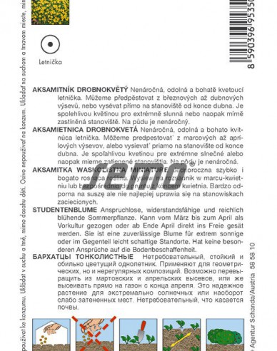 Semo Semințe de Tagetes  Yellow