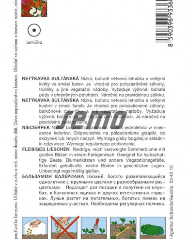 Semo semințe de Impatiens sultana ´Mix´