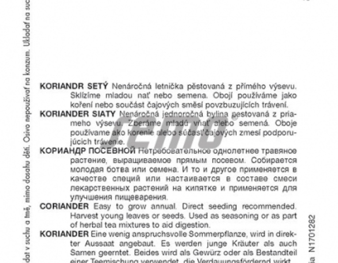Semințe de coriandru ´Aroma´
