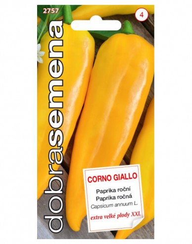 Ardei anual Corno Giallo