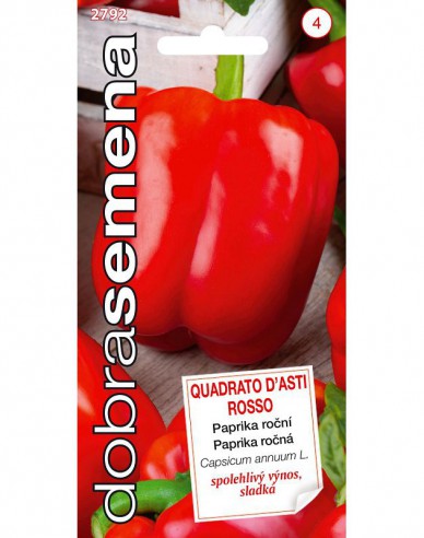 Ardei anual ´Quadrato D´Asti Rosso´