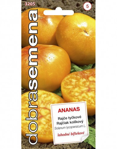 Semințe de tomate cu tulpină galbenă ´Ananas´