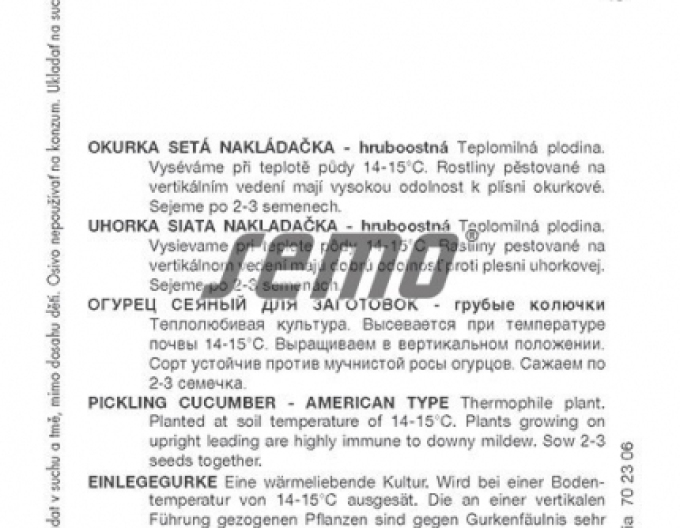 Semințe de castravete ´Blanka F1´