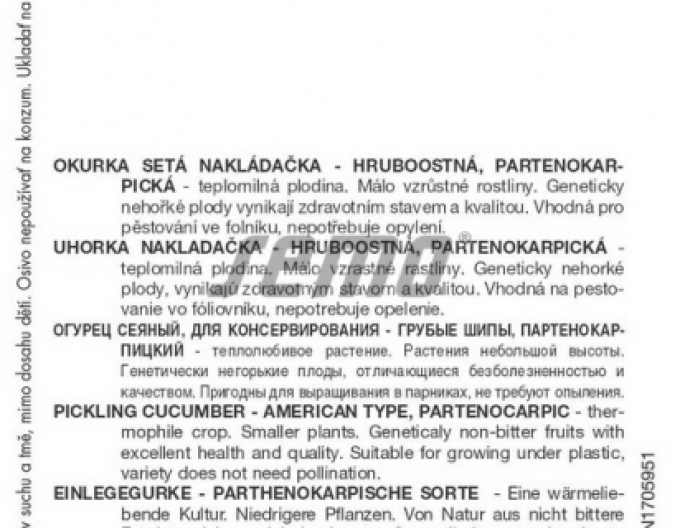 Semințe de castraveți ´Anya F1´