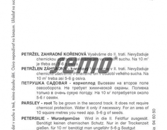Semințe Pătrunjel grădină - rădăcină ´Atika´