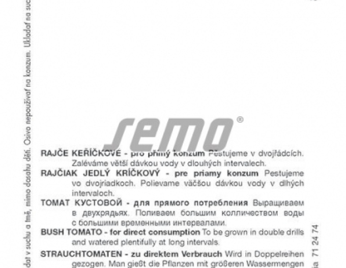 Semințe de roșii ´Minigold´