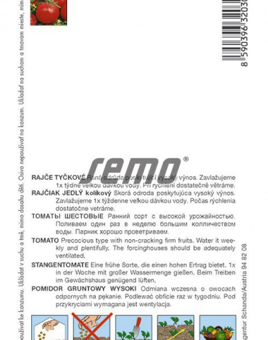 Semințe de tomate cu tulpină Toro F1