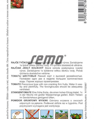 Semo Semințe de tomate cu tulpină Start S F1