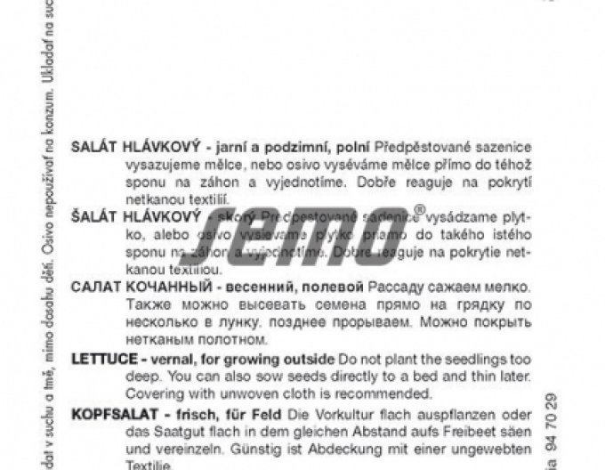 Semințe de salată ´Deon´