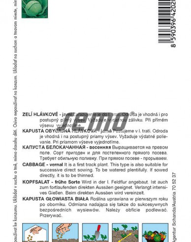 Semo Varză albă ´Sláva F1´
