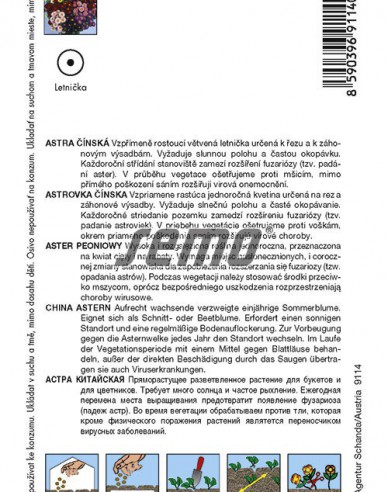 Semințe Astra chineză Matsumoto Mixture
