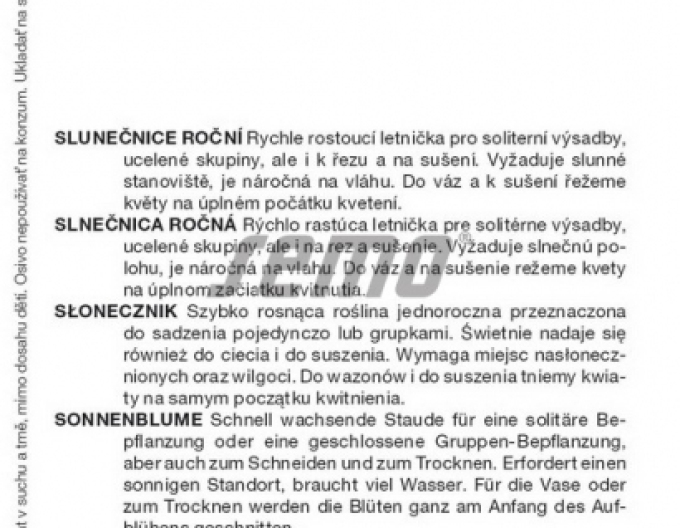 Semințe de floarea-soarelui anuale ´Sun´